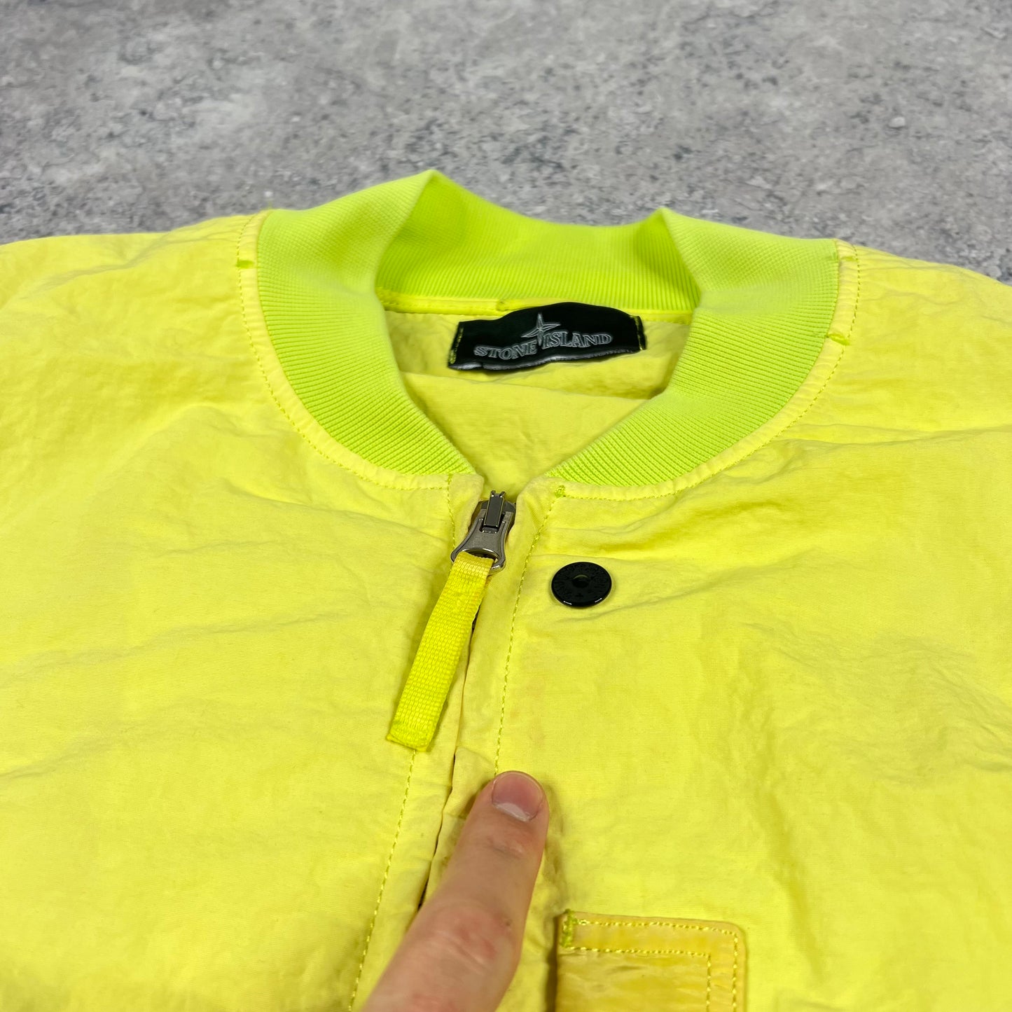 Stone Island Shadow Project Naslan Bomber Jacket Large 23.5”