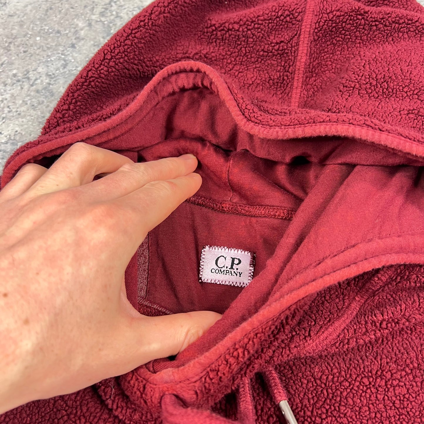 CP Company Hooded Lens Fleece Large 23.5”