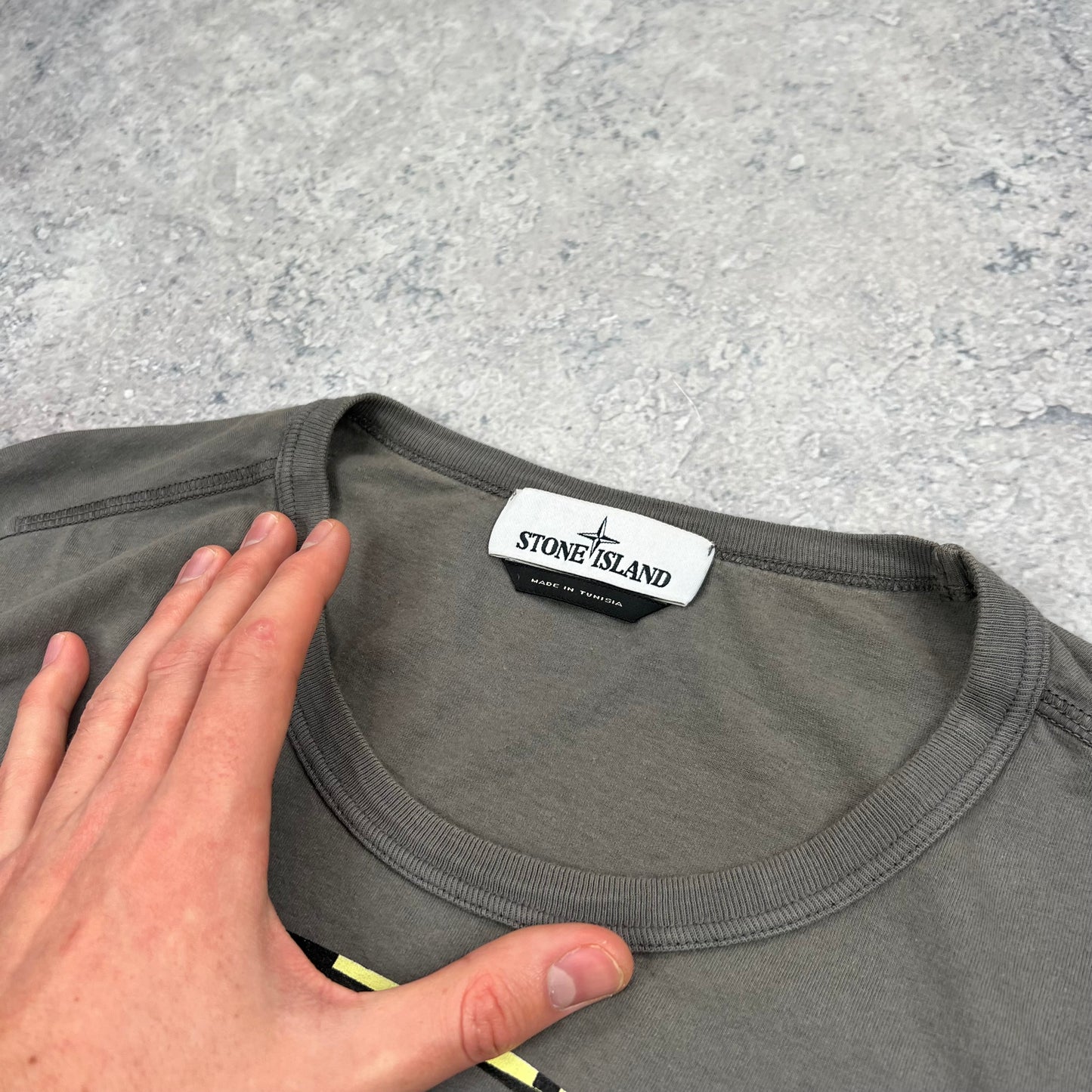 Stone Island Grey Camo T-Shirt XXL 24.5”