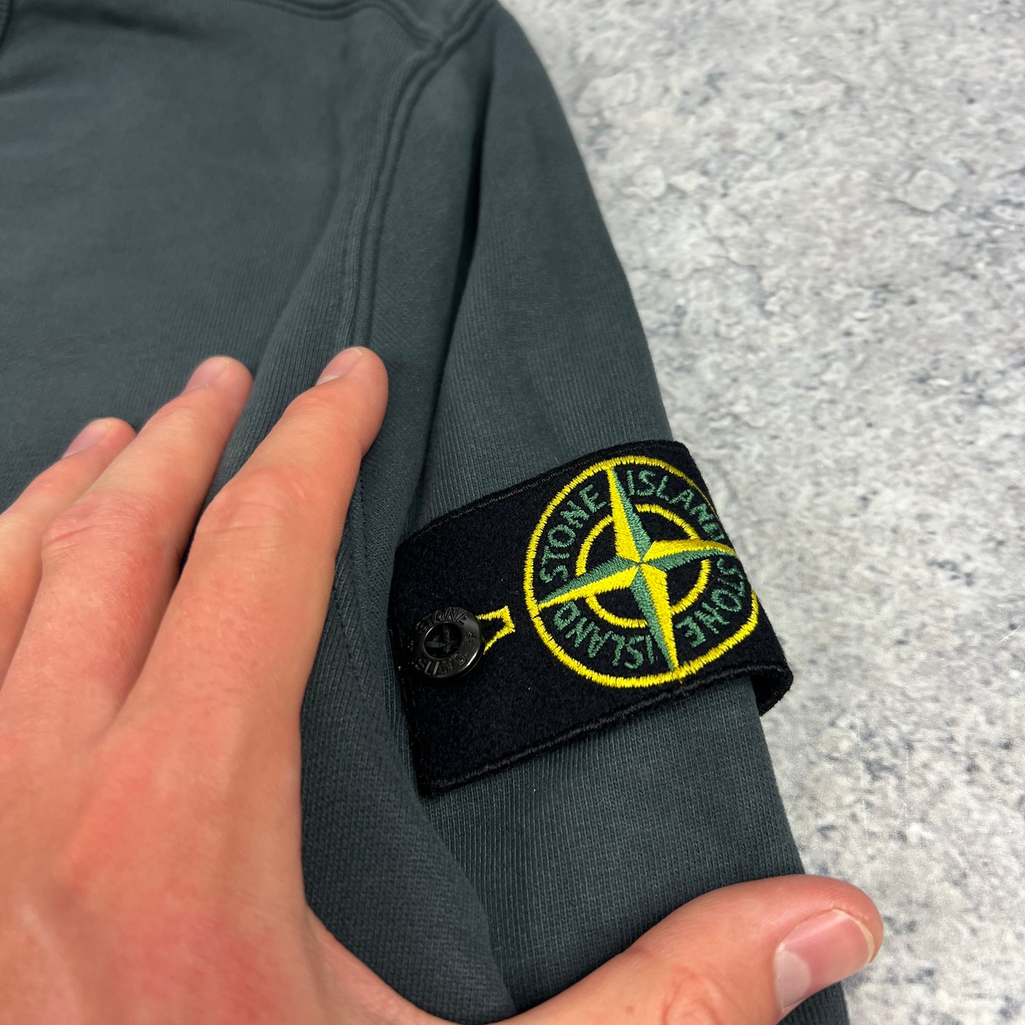 Stone Island Dark Grey Sweatshirt Large 23”
