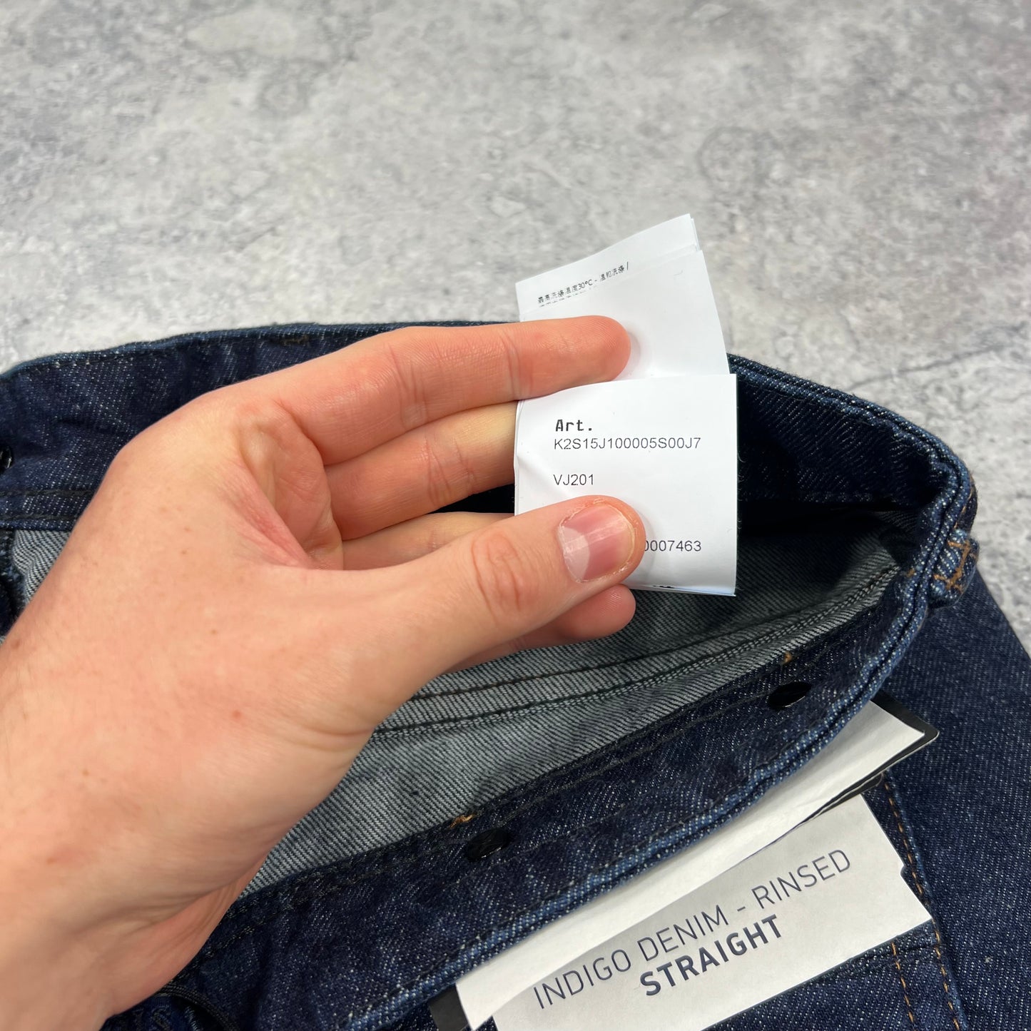 Stone Island Blue Denim Straight Jeans BNWT