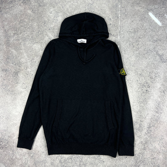 Stone Island Black Lightweight Hoodie XL (Fits L) 22”