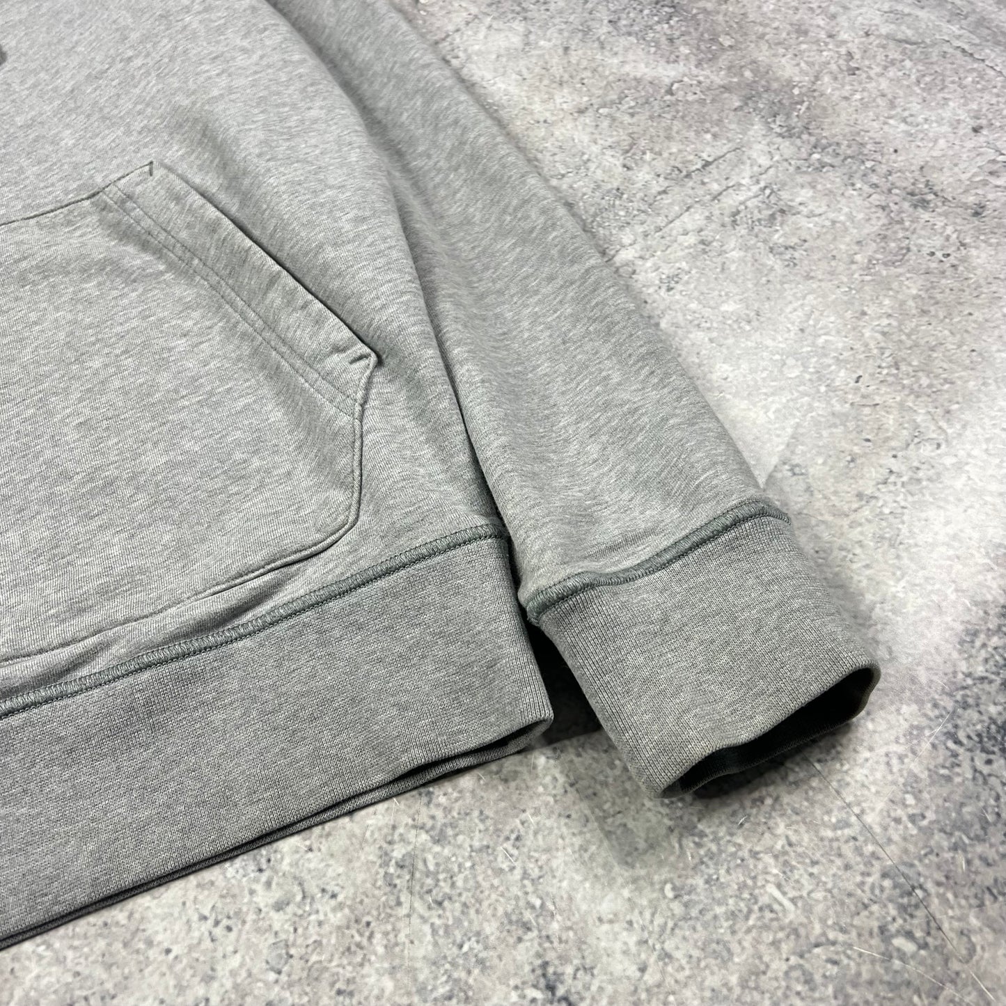 Stone Island Grey Pullover Hoodie Medium 22.25”