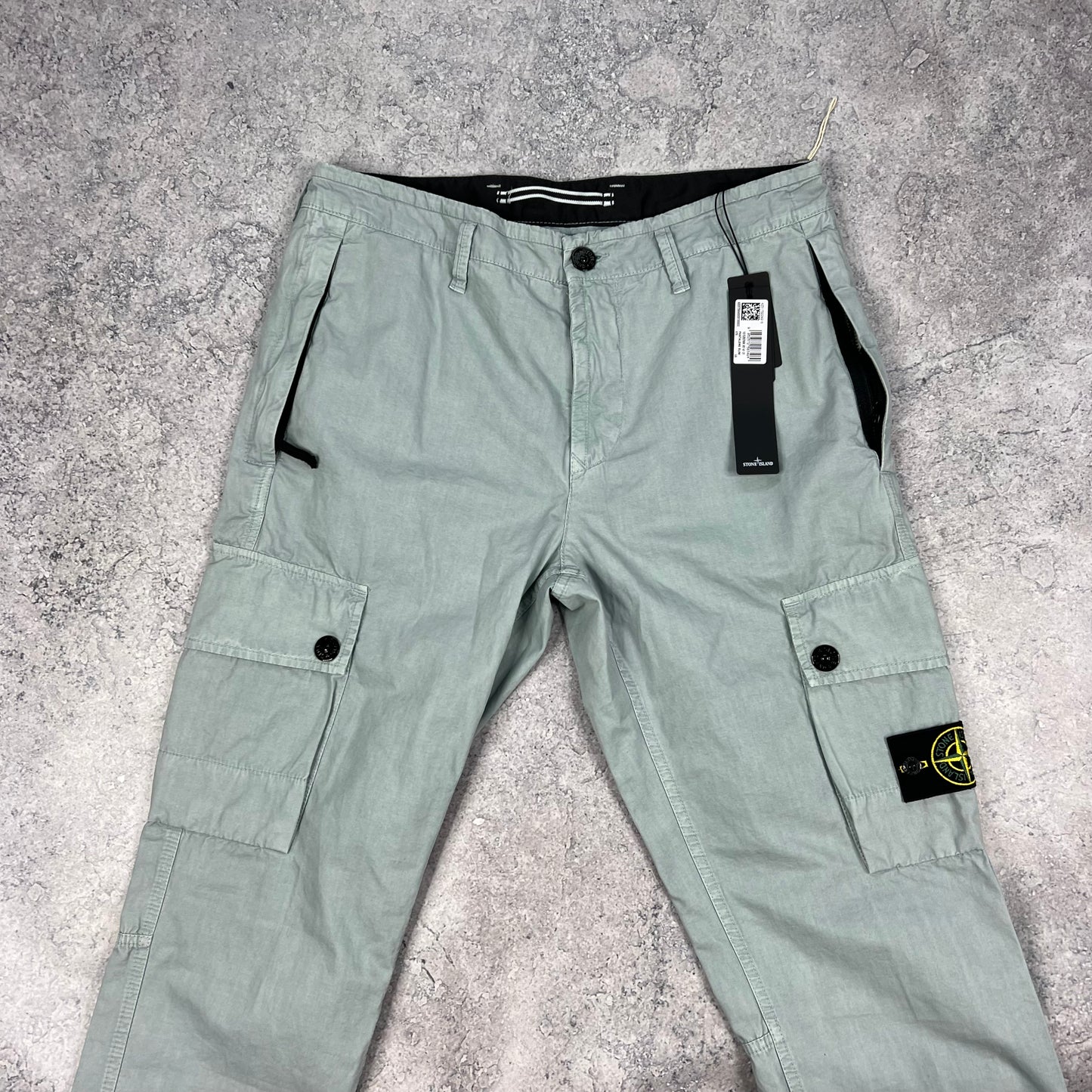 Stone Island Sky Blue Slim Cargo Trousers W31-32” BNWT