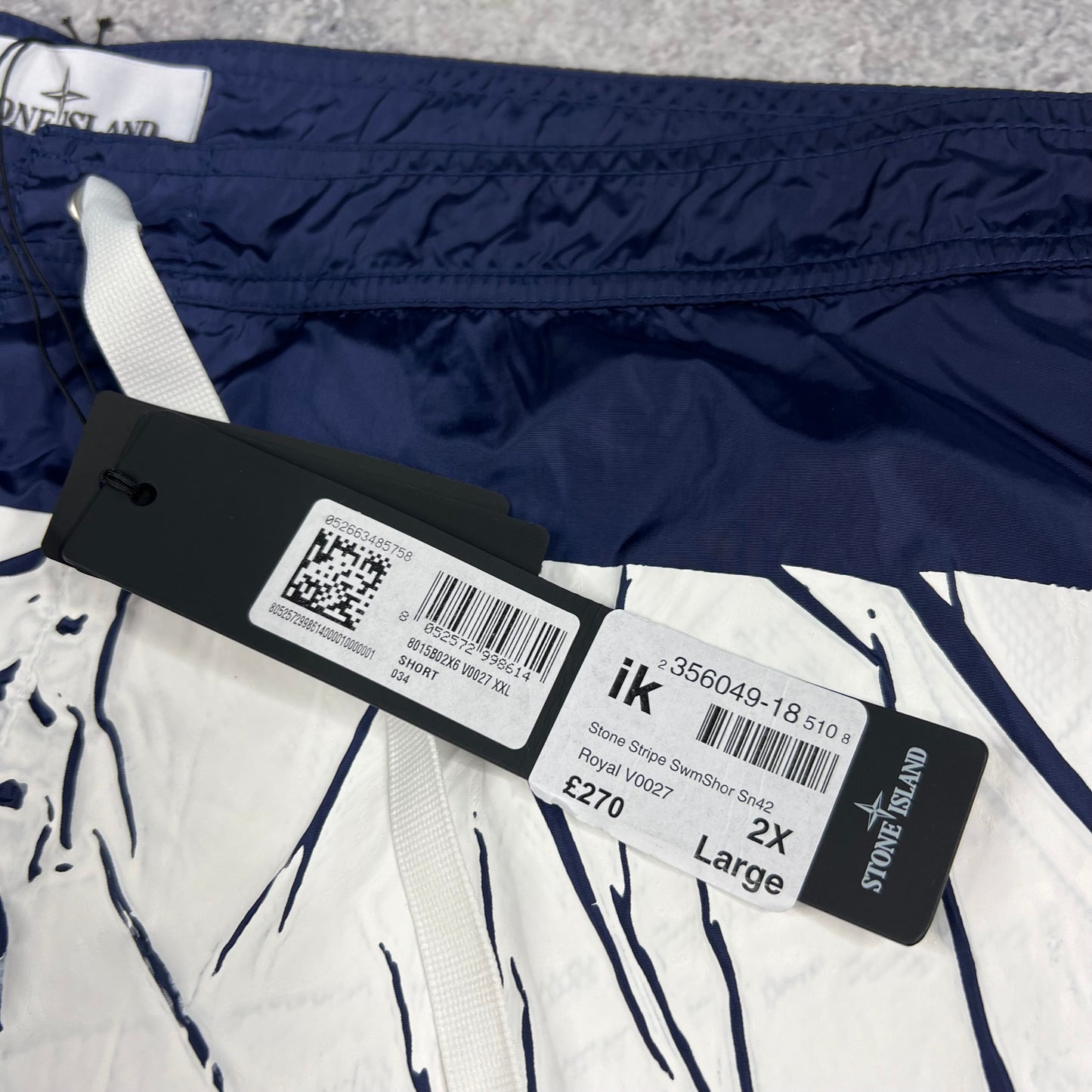 Stone Island Navy Marina Nylon Swimshorts XXL 38-40” BNWT