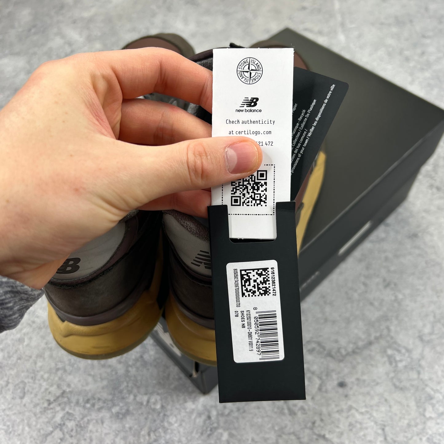 Stone Island x New Balance 998 Trainers UK8.5