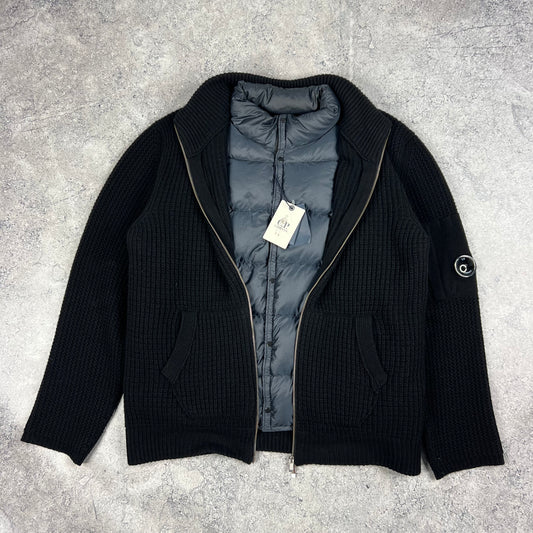 CP Company Full Zip Knit w/Down Liner Size 58- L/XL 24.25”