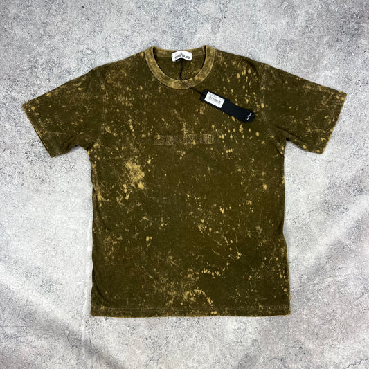 Stone Island Khaki OVD T-Shirt Medium 20.75” BNWT