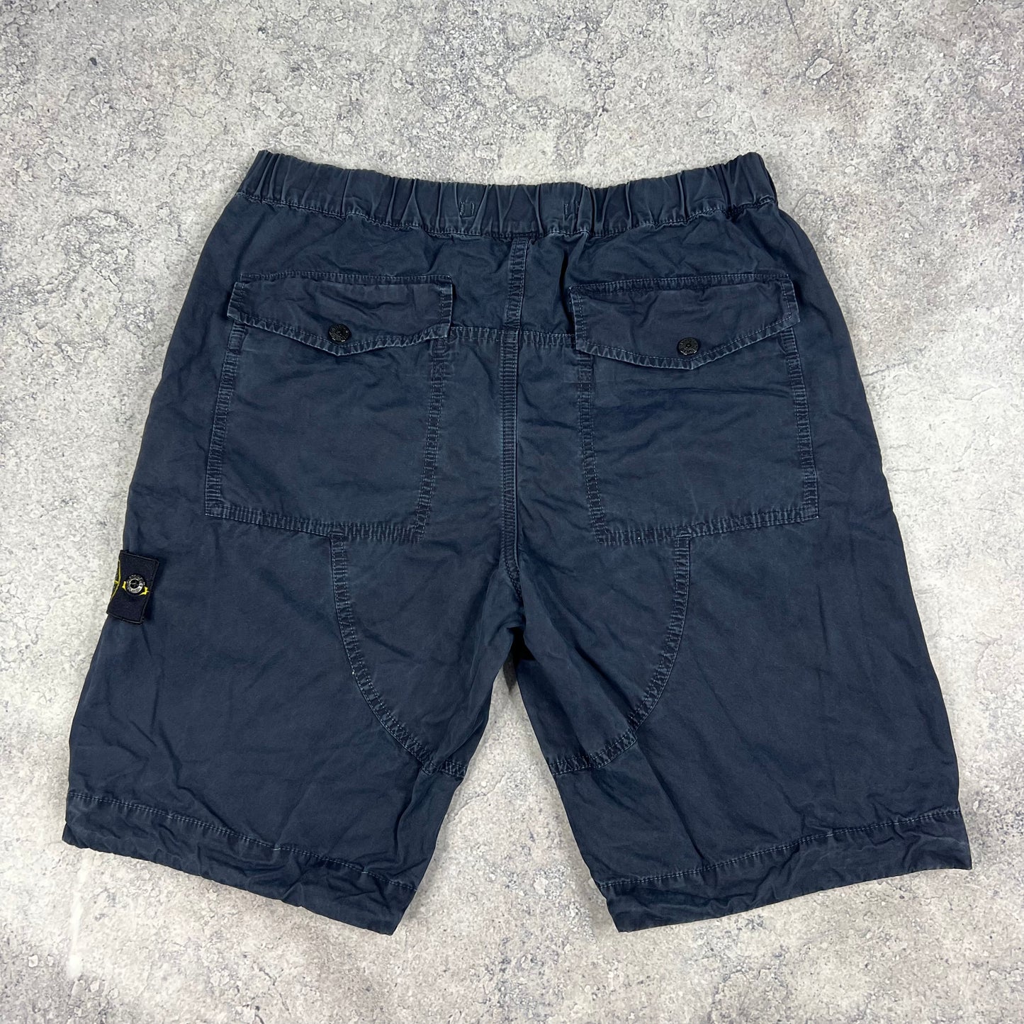 Stone Island Navy Cargo Shorts W32”