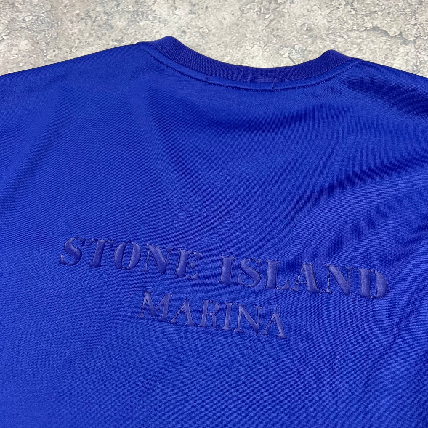 Stone Island Marina Blue T-Shirt Large 22.5”