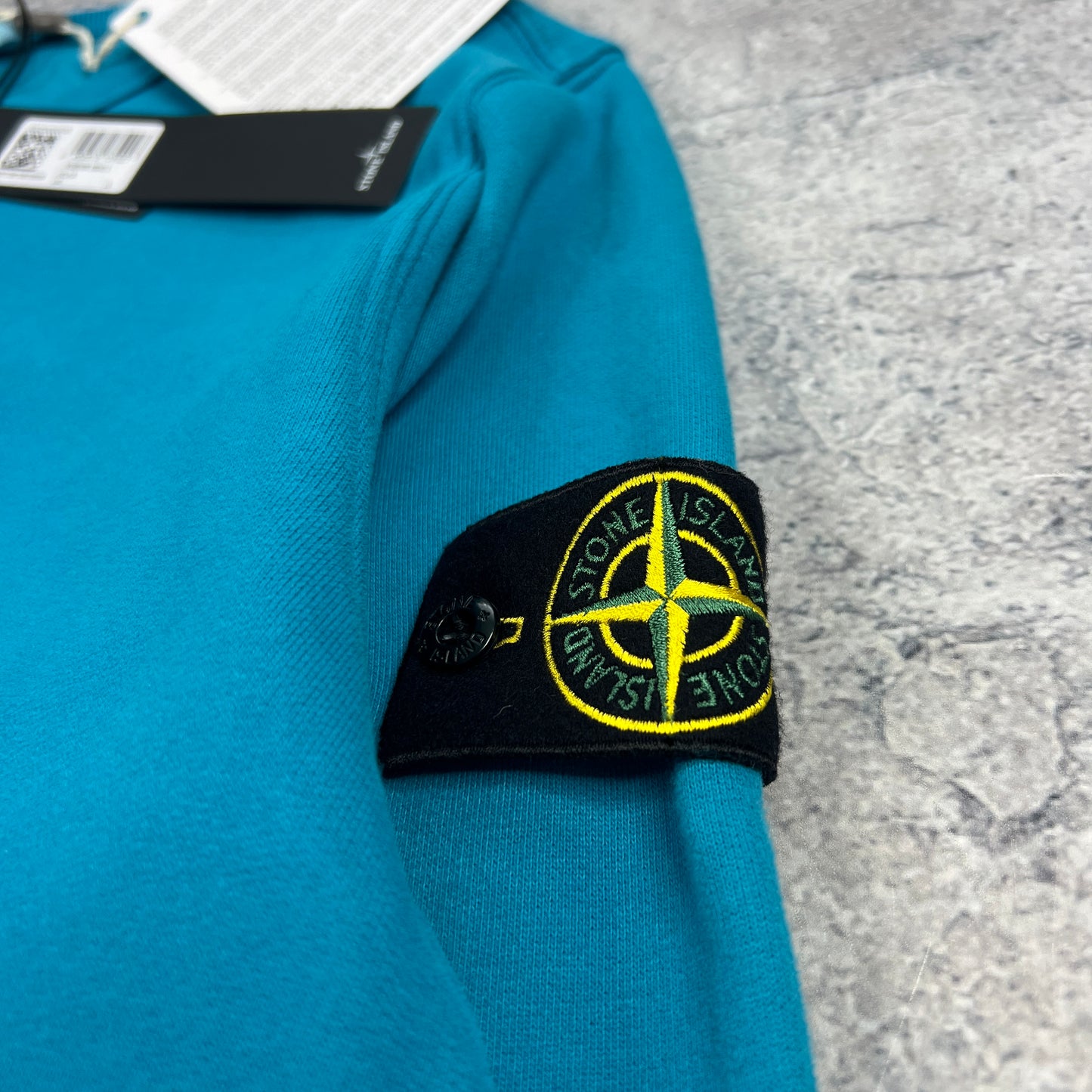 Stone Island Blue Sweatshirt Large 22.5” BNWT