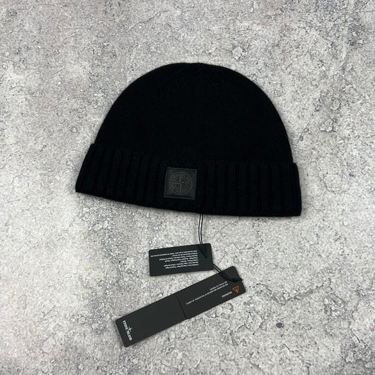 Stone Island Black Ghost Beanie BNWT