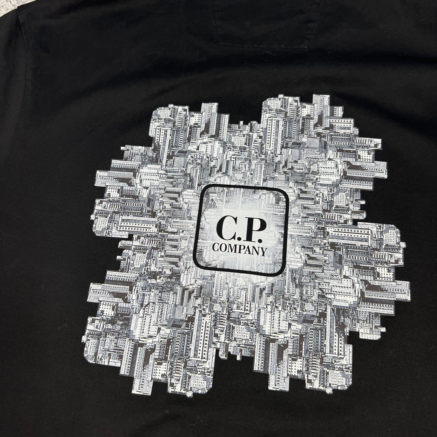 CP Company Black Metropolis T-Shirt Medium 20.5”