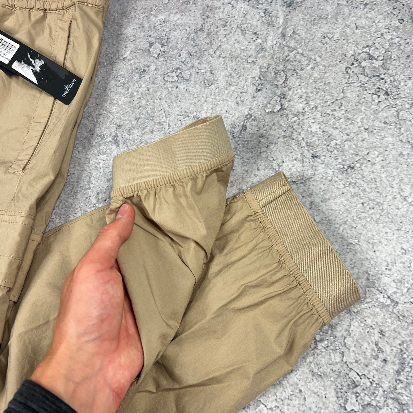 Stone Island Beige Cuffed Cargo Trousers W30” BNWT