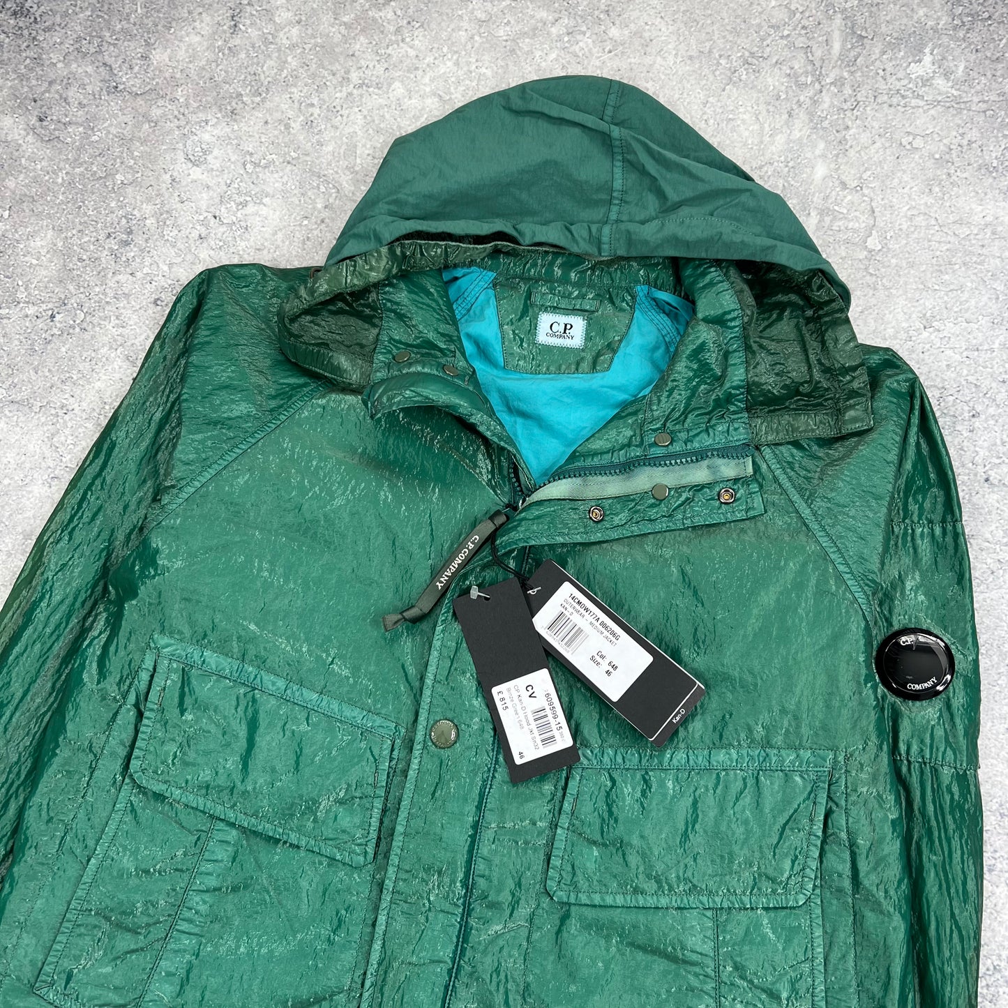 CP Company Kan-D Lens Field Jacket 46-S/M 22.25” BNWT