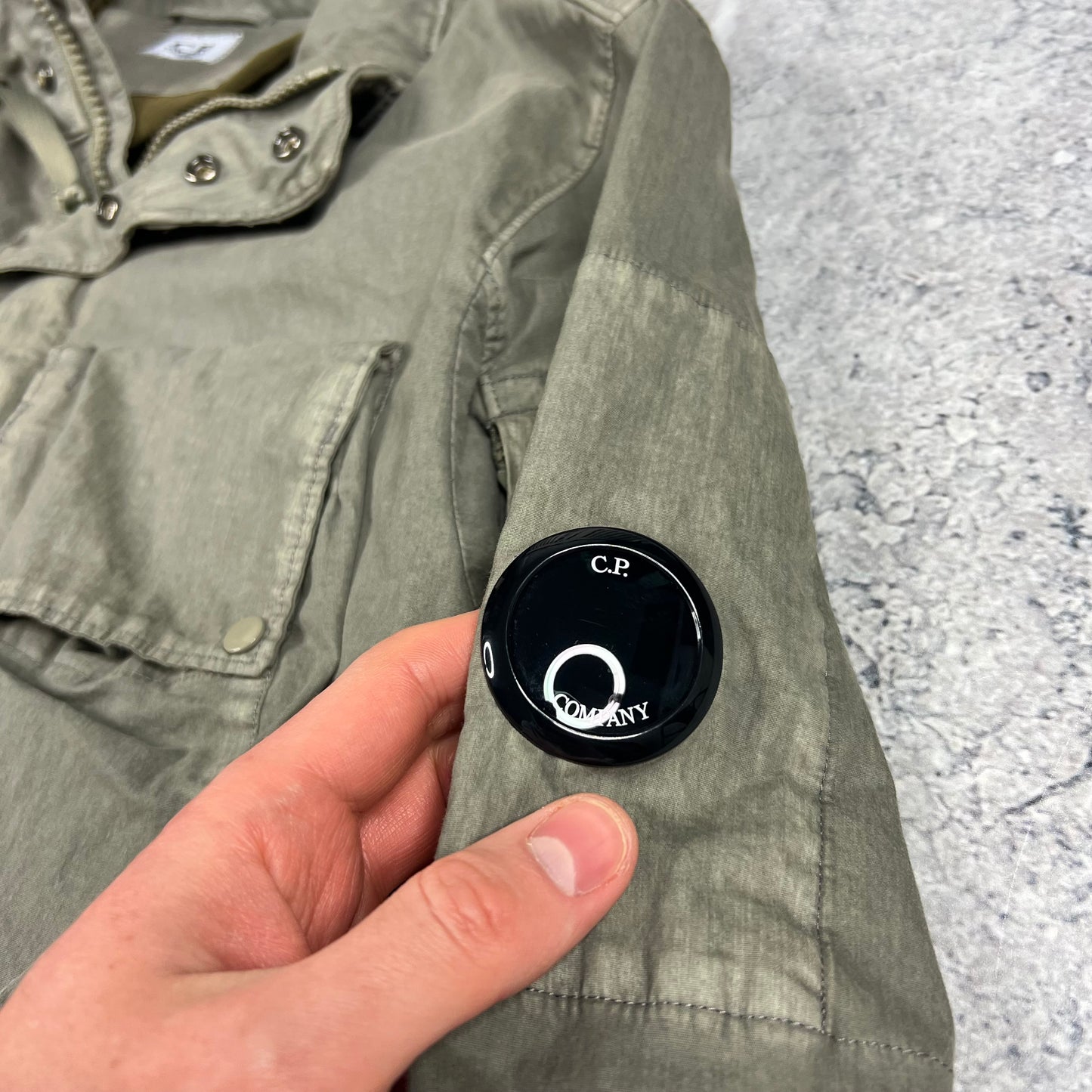 CP Company 50 Fili Gum Jacket Size 46- S/M- 21”
