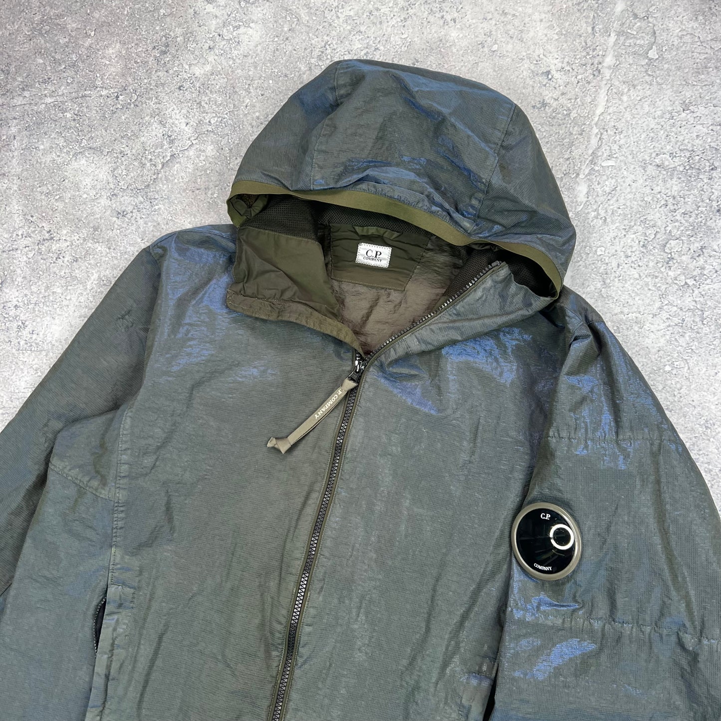 CP Company Blue Prism Big Lens Jacket Large 23.25”