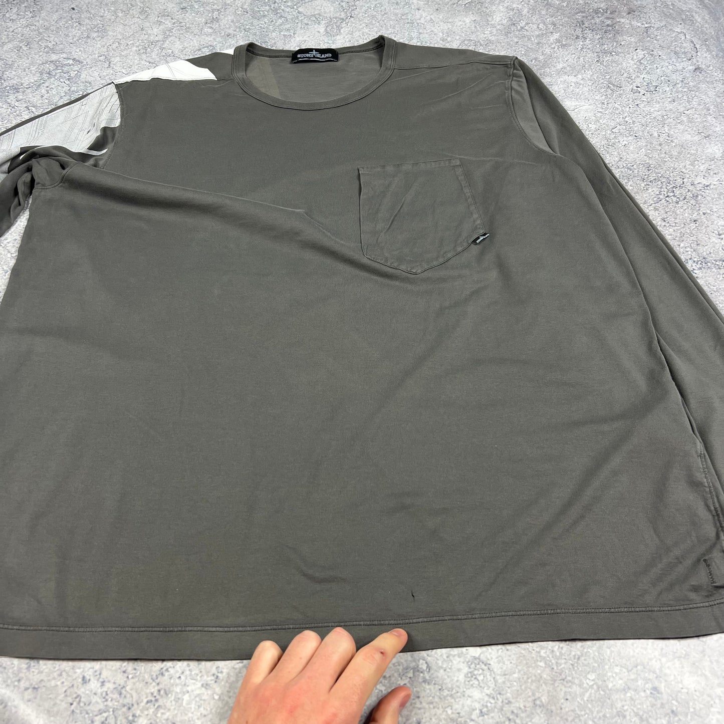 Stone Island Grey Shadow Project L/S T-Shirt 3XL 26”