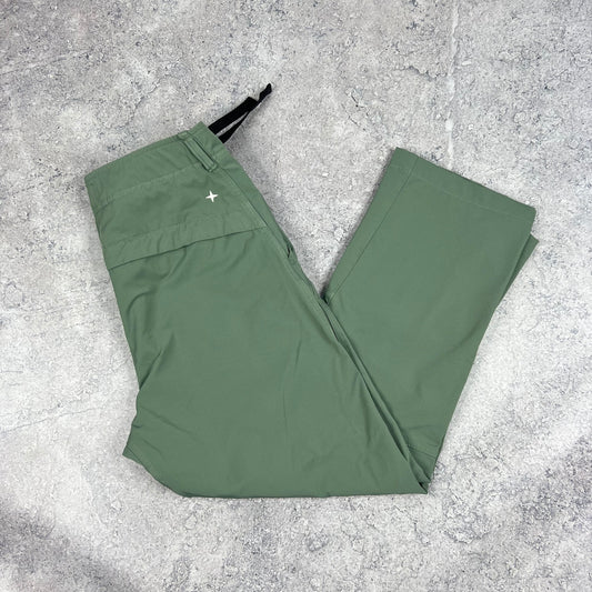 Stone Island Green Stellina Technical Cargo Trousers W30-32”