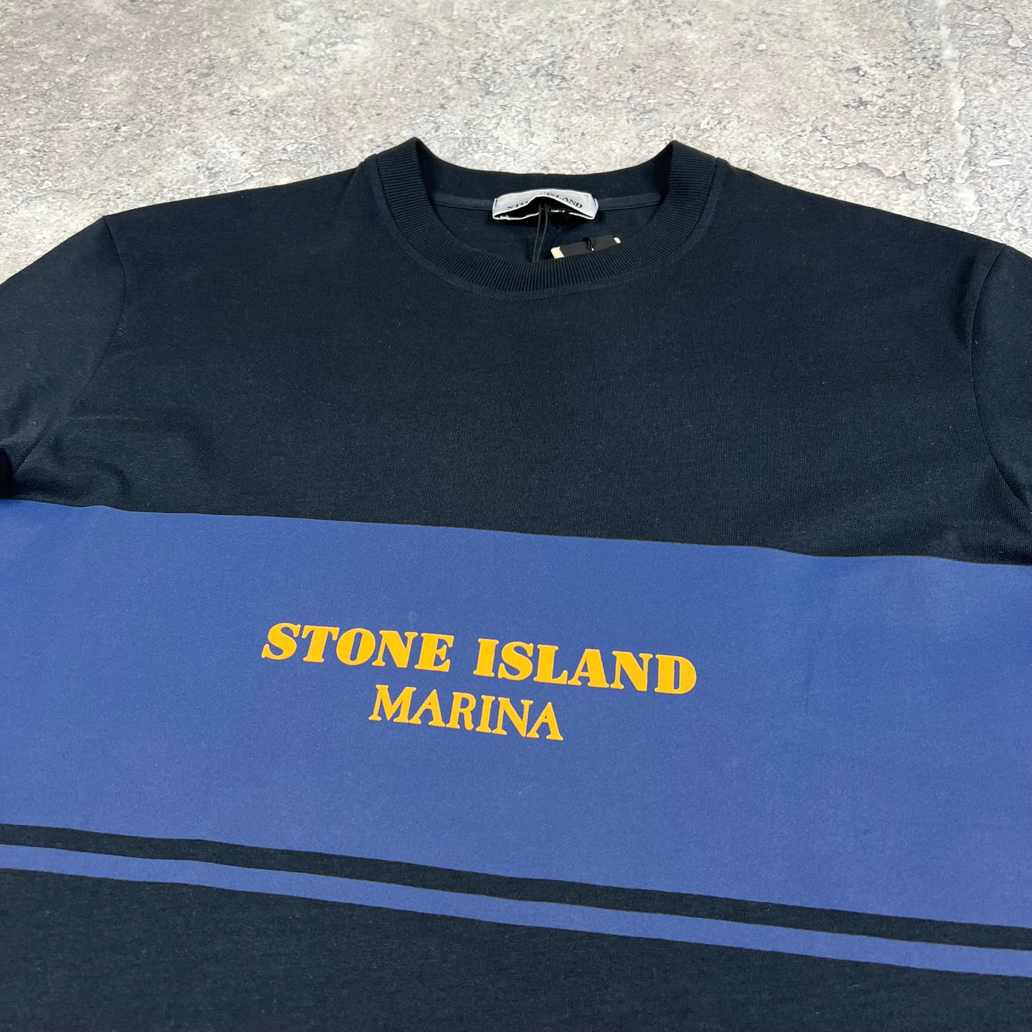 Stone Island Marina Navy T-Shirt Medium 23”