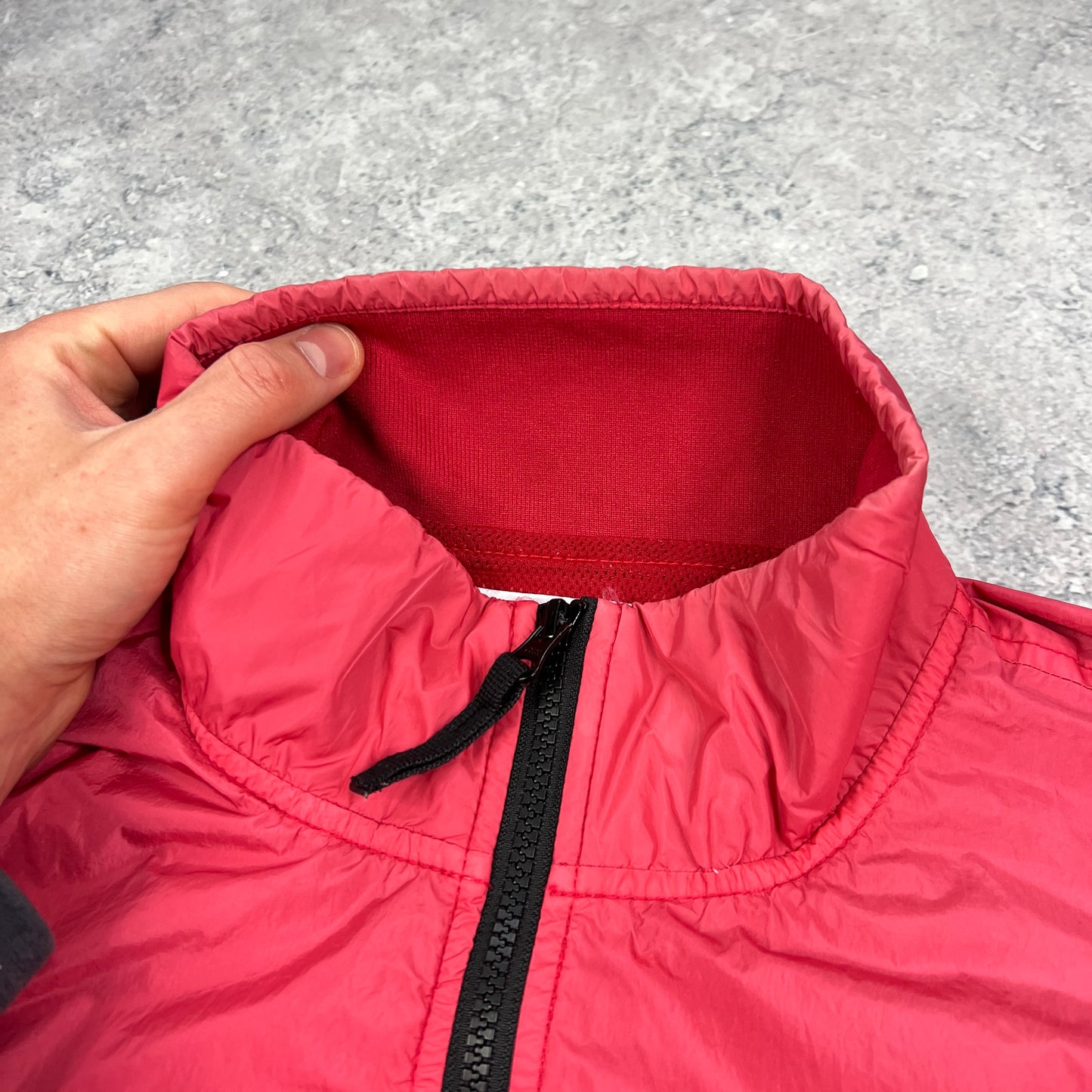 Stone Island Pink Crinkle Reps Jacket Large 22.5”