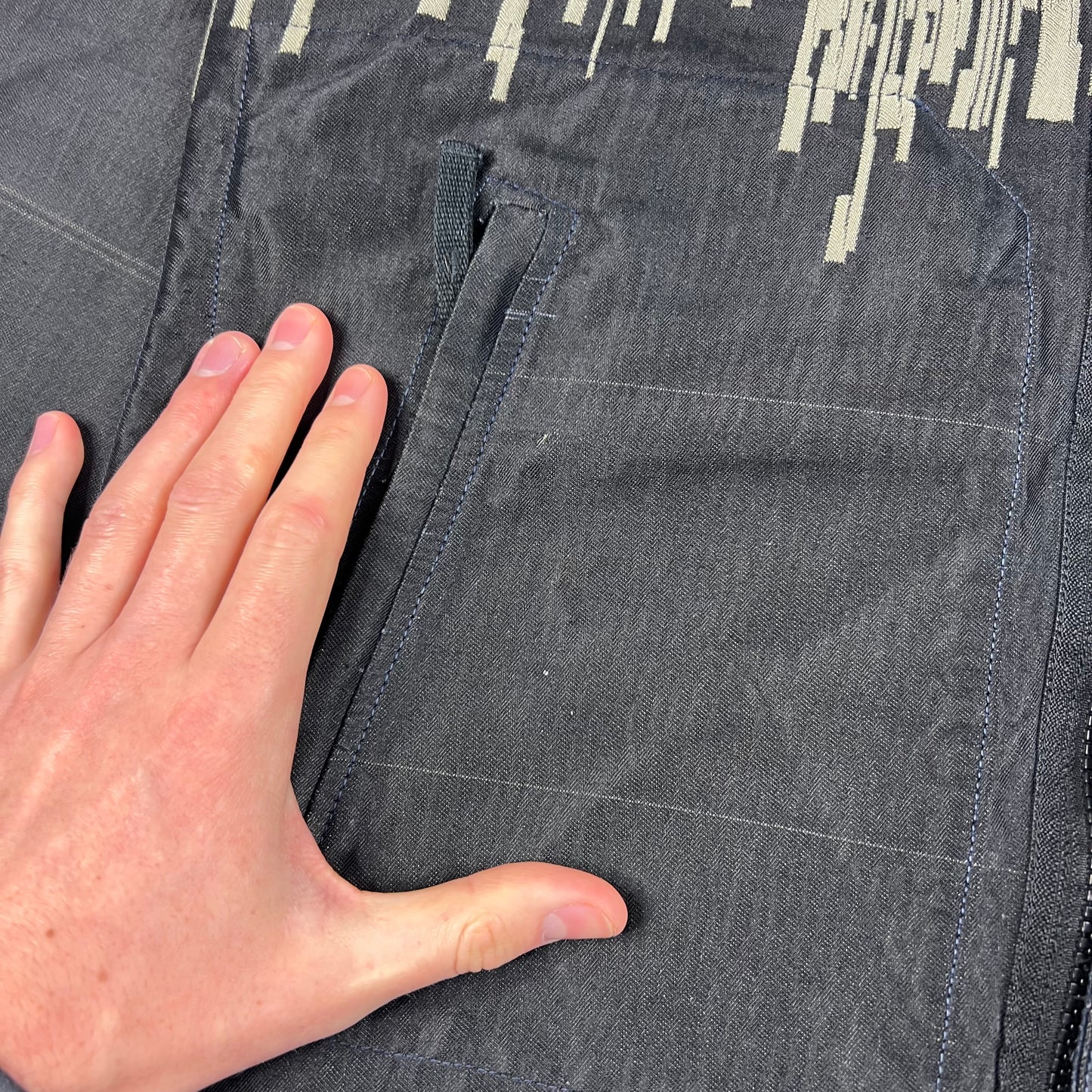 Stone Island Shadow Big Loom Reversible Jacket Large 22.5”