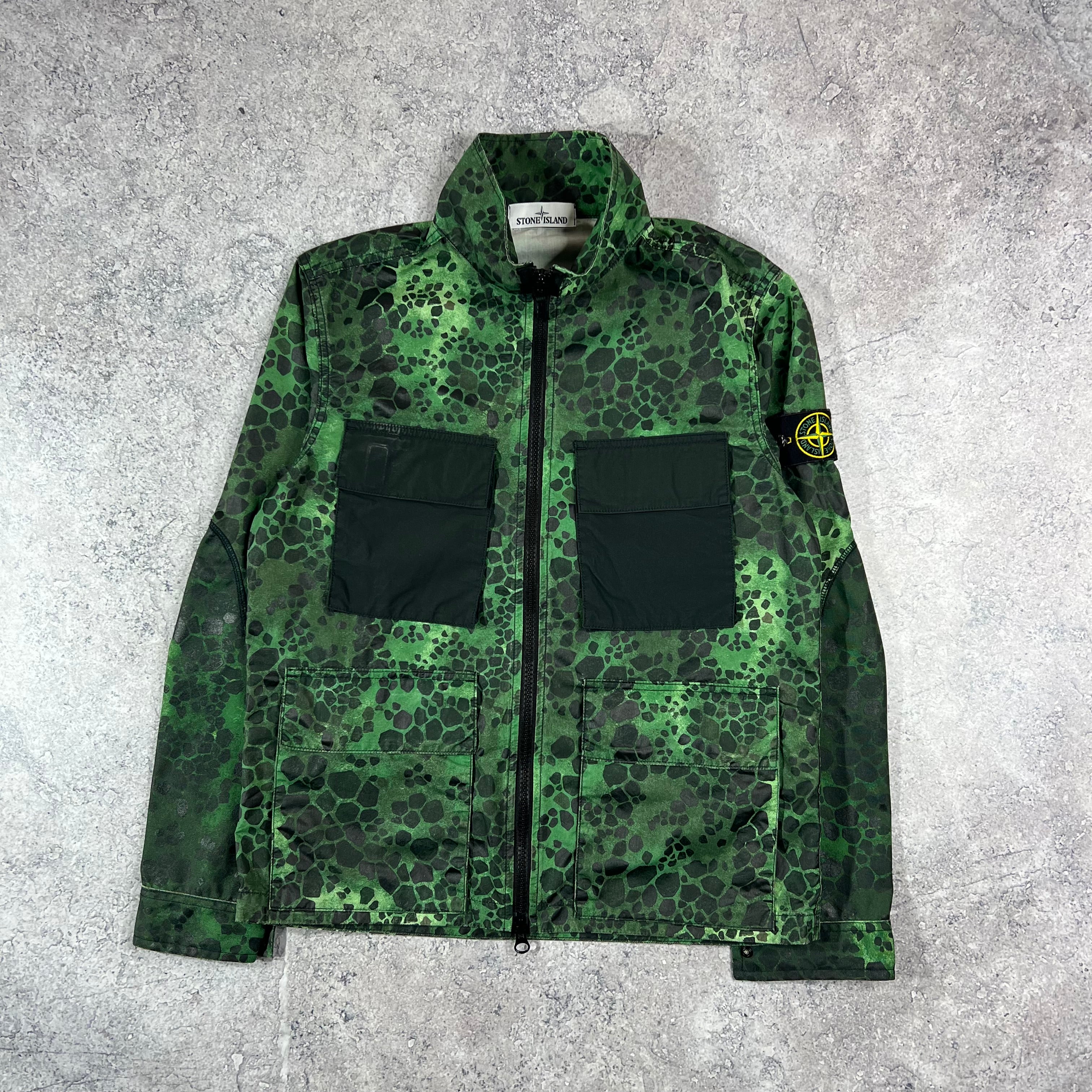 Stone island alligator camo on sale parka