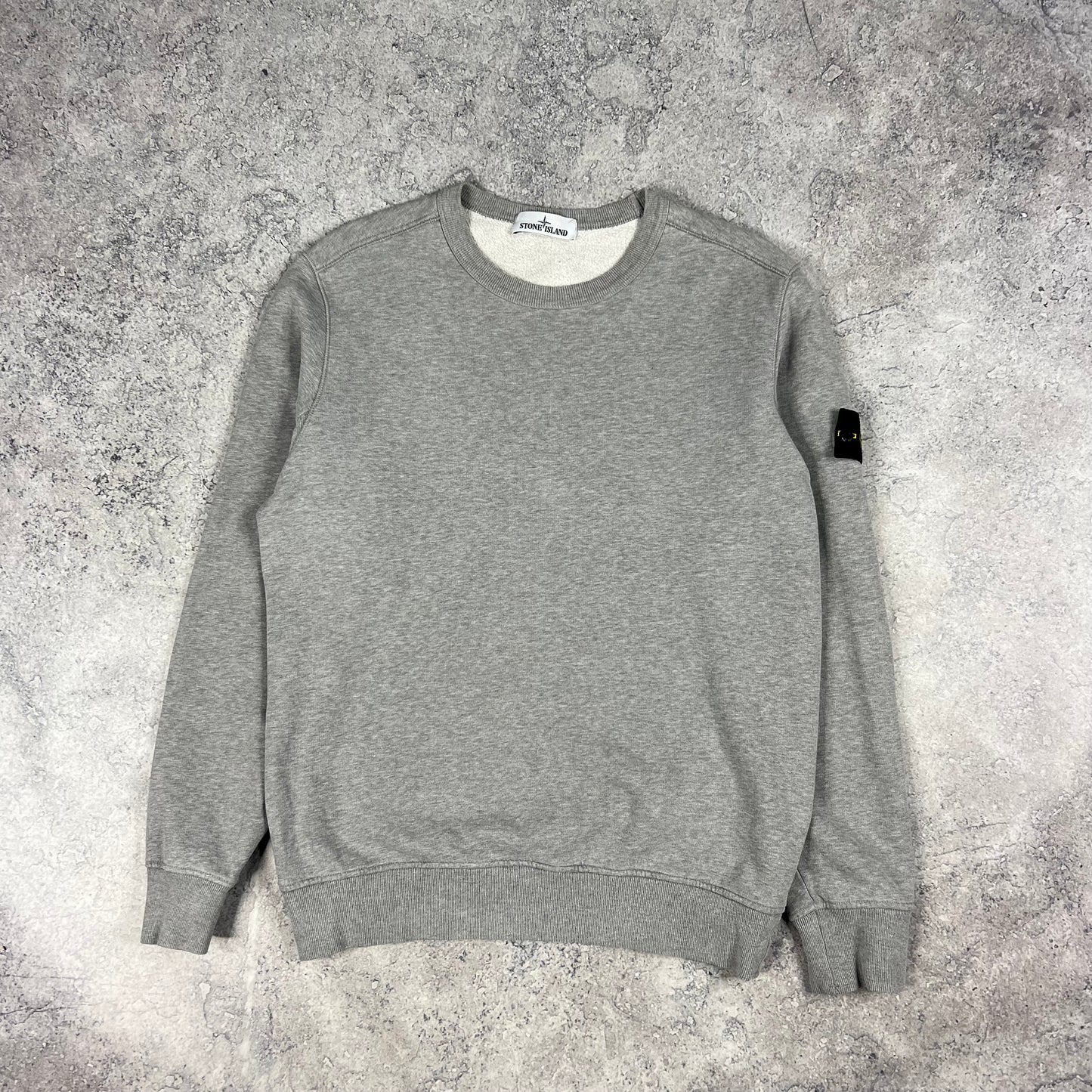 Stone Island Grey Sweatshirt Large 22.5”
