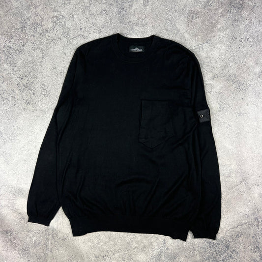 Stone Island Black Shadow Project Knit Jumper 3XL 25”