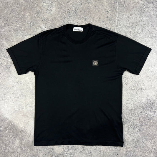 Stone Island Black Patch T-Shirt Large 21.5”