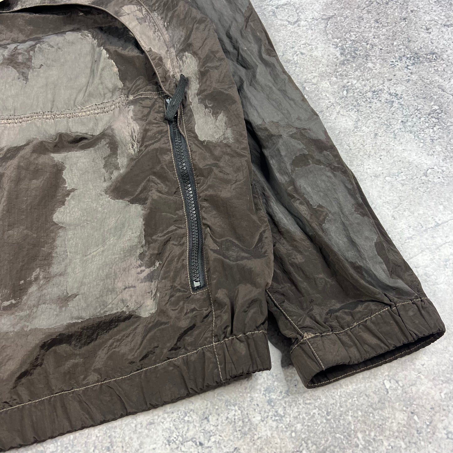 Stone Island Brown Camo Nylon Metal Smock XL 24” BNWT