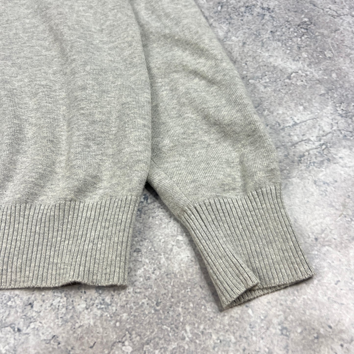 Stone Island Grey Knit Sweatshirt Medium 21.5”