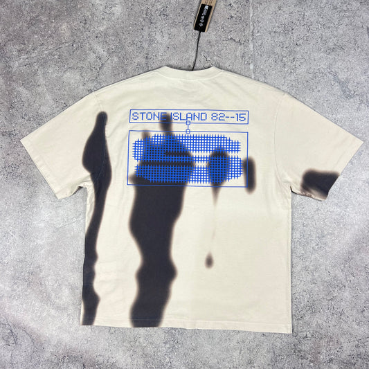 Stone Island Relaxed Logo Print T-Shirt Large 23.5” BNWT