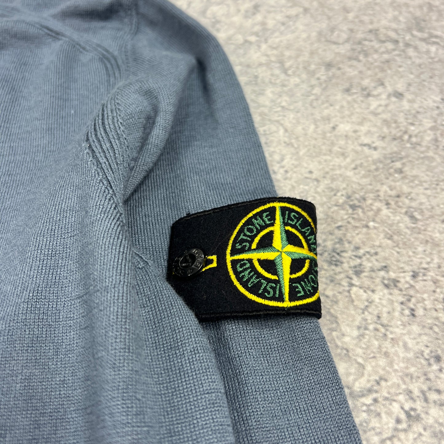 Stone Island Blue Knit Jumper XXL 22”