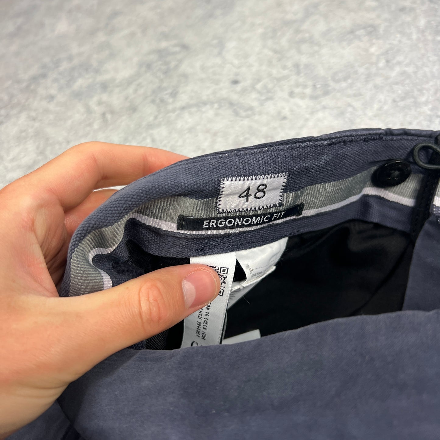 CP Company Navy Lens Cargo Trousers Size 48- W34”