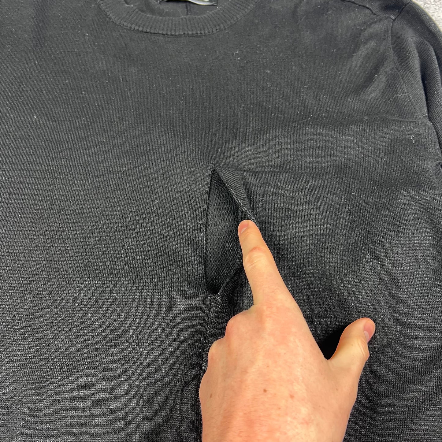 Stone Island Black Shadow Project Knit Jumper 3XL 25”