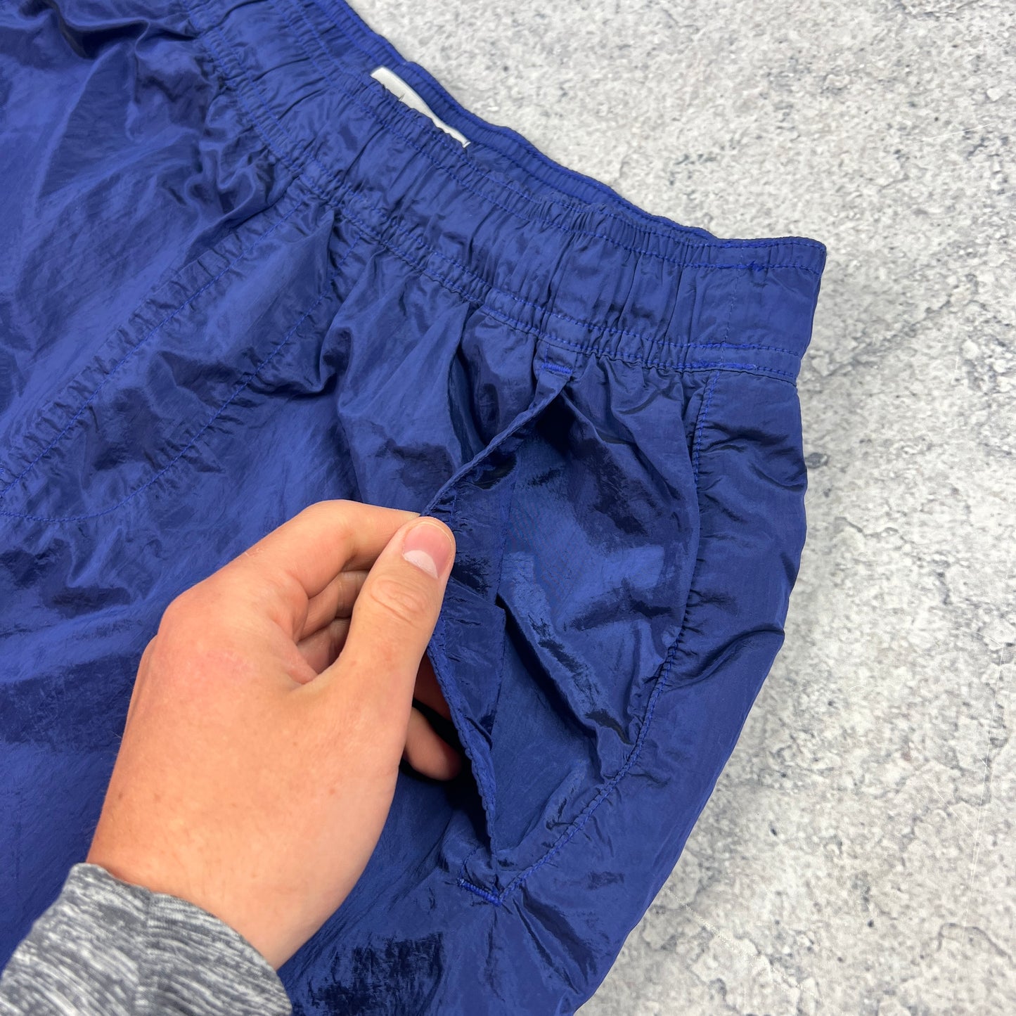 Stone Island Blue Nylon Metal Swimshorts Small 28-30”