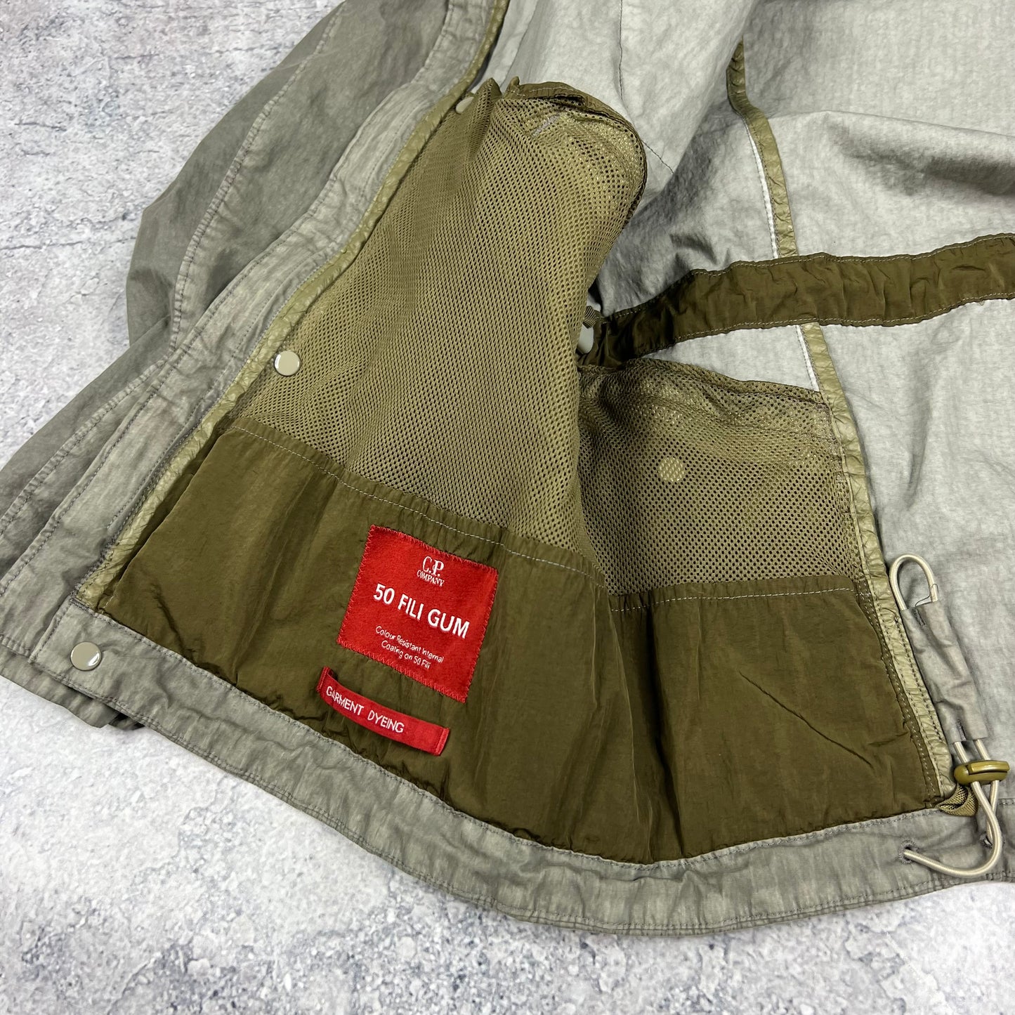 CP Company 50 Fili Gum Jacket Size 46- S/M- 21”