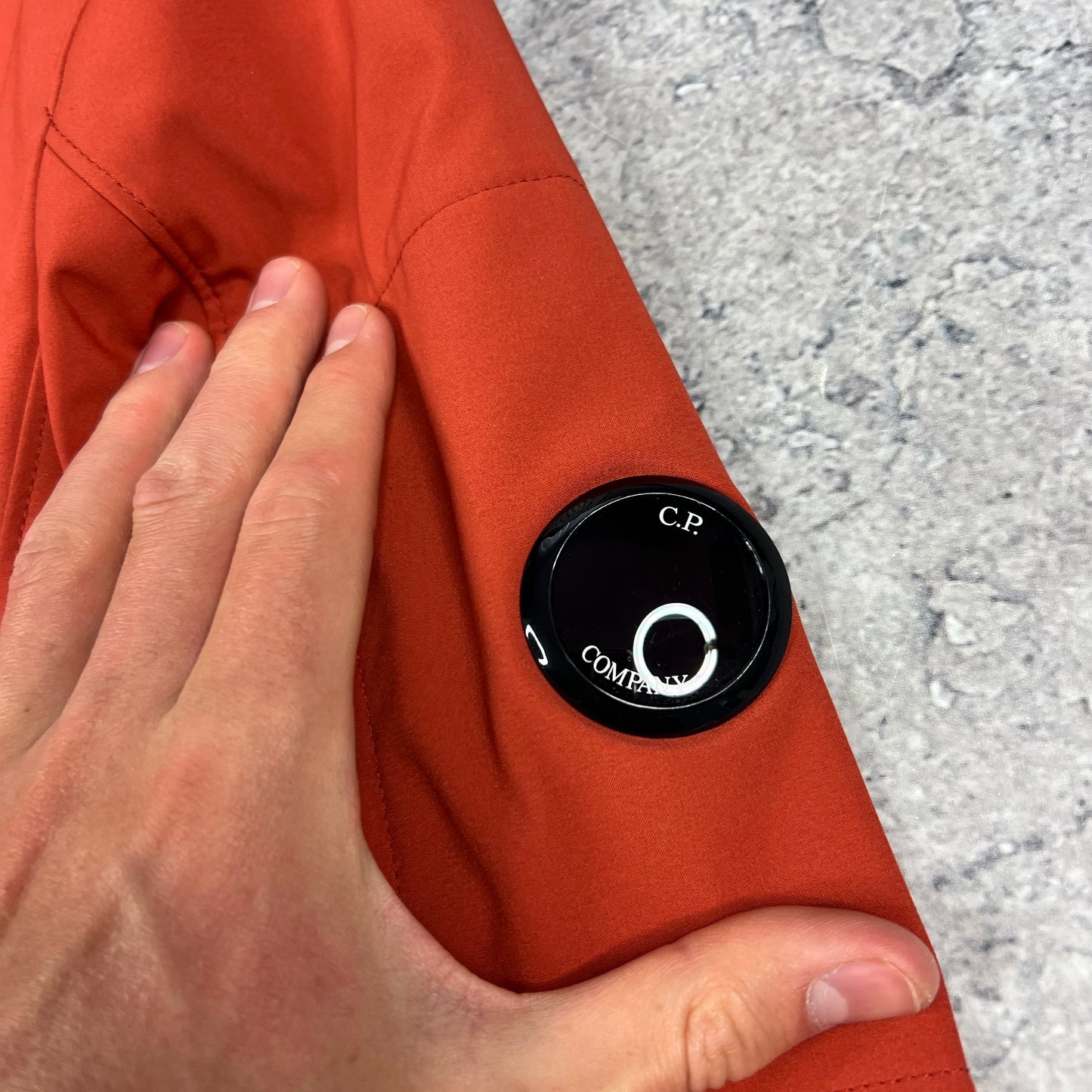 CP Company Orange Lens Shell-R Jacket 48- Medium 22.25”