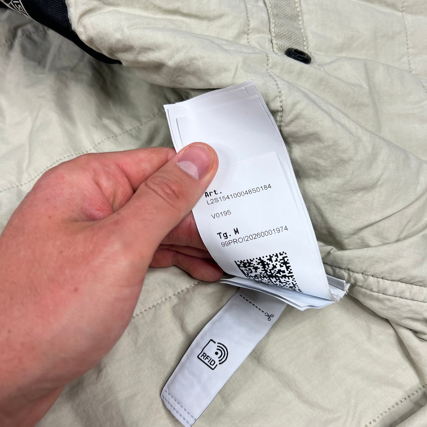 Stone Island Cotton Panama ‘Old Effect’ Jacket Medium 24.5” BNWT