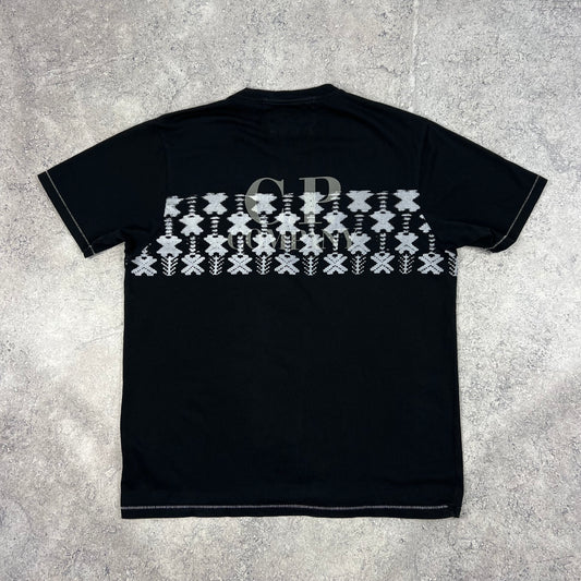 CP Company Black T-Shirt 2XL 23.75”
