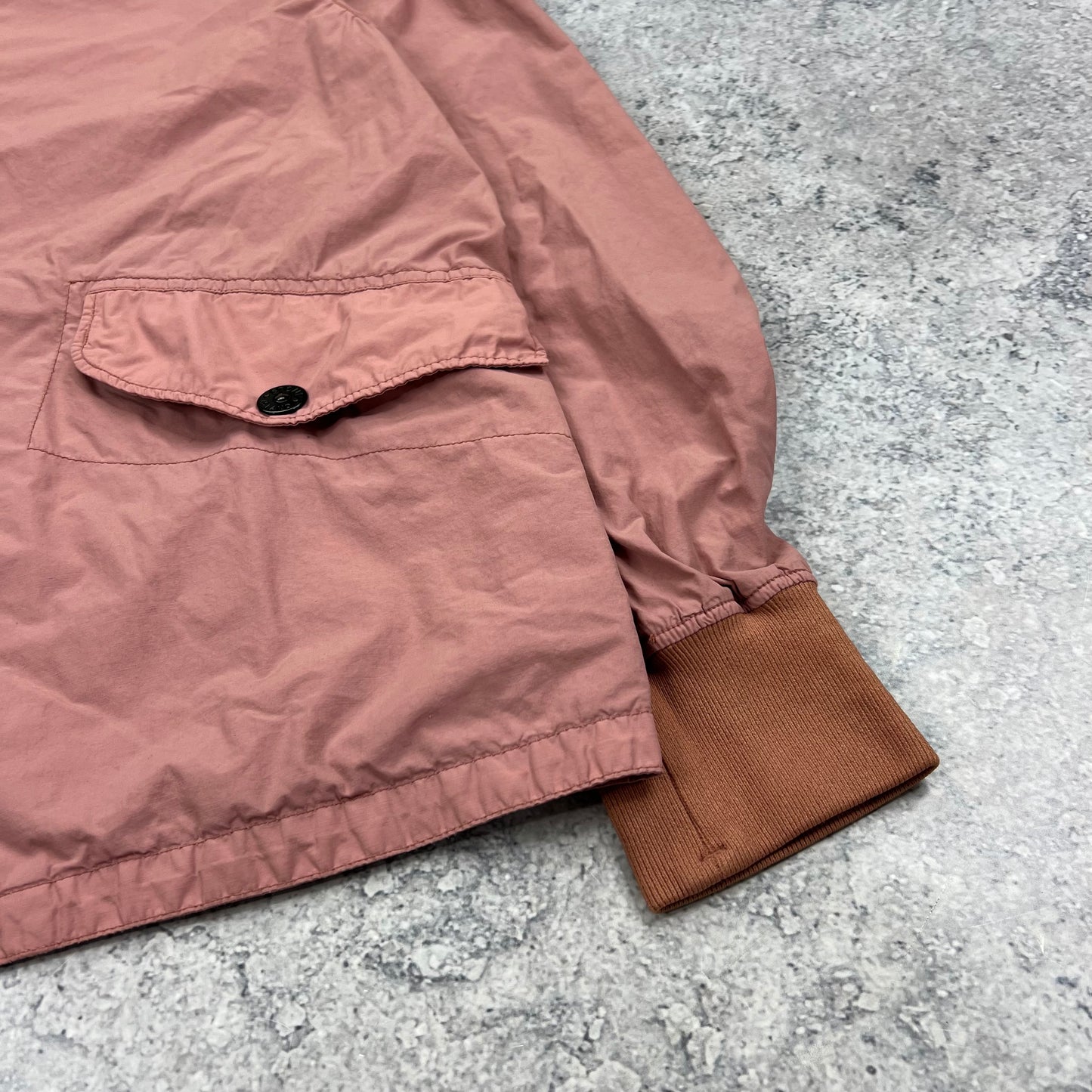 Stone Island Pink Naslan Light Watro Jacket Medium 21.25”