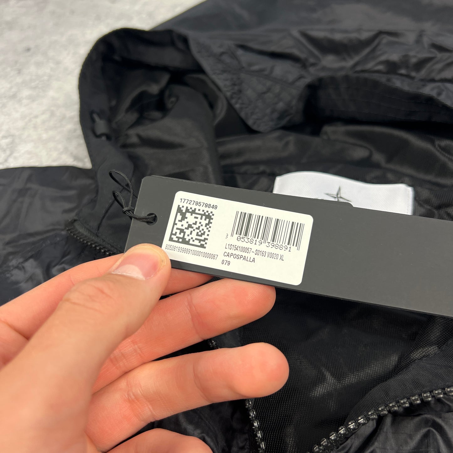 Stone Island Navy Light Ripstop Cordura Jacket XL 25.5” BNWT