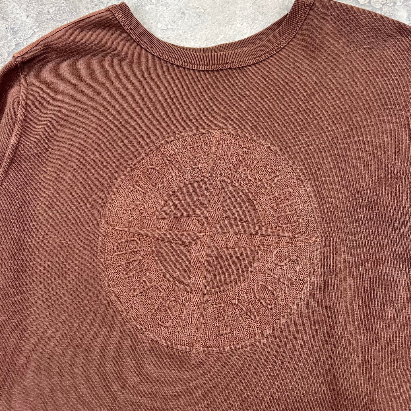 Stone Island Double Front Logo Sweatshirt Medium 22”