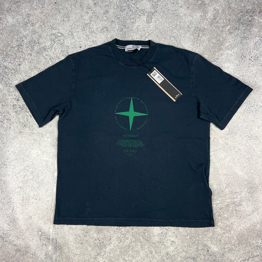 Stone Island Navy/Green Compass T-Shirt BNWT