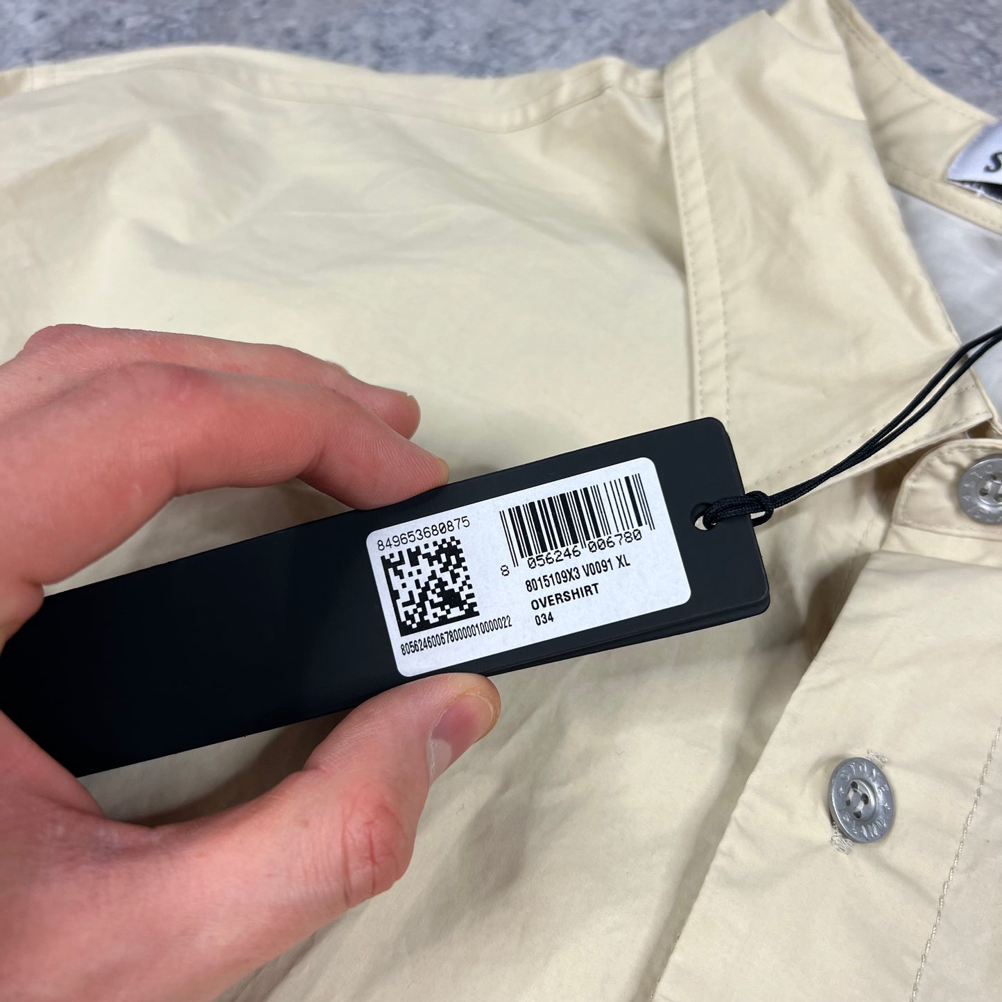 Stone Island Marina Beige Shirt XL 25” BNWT