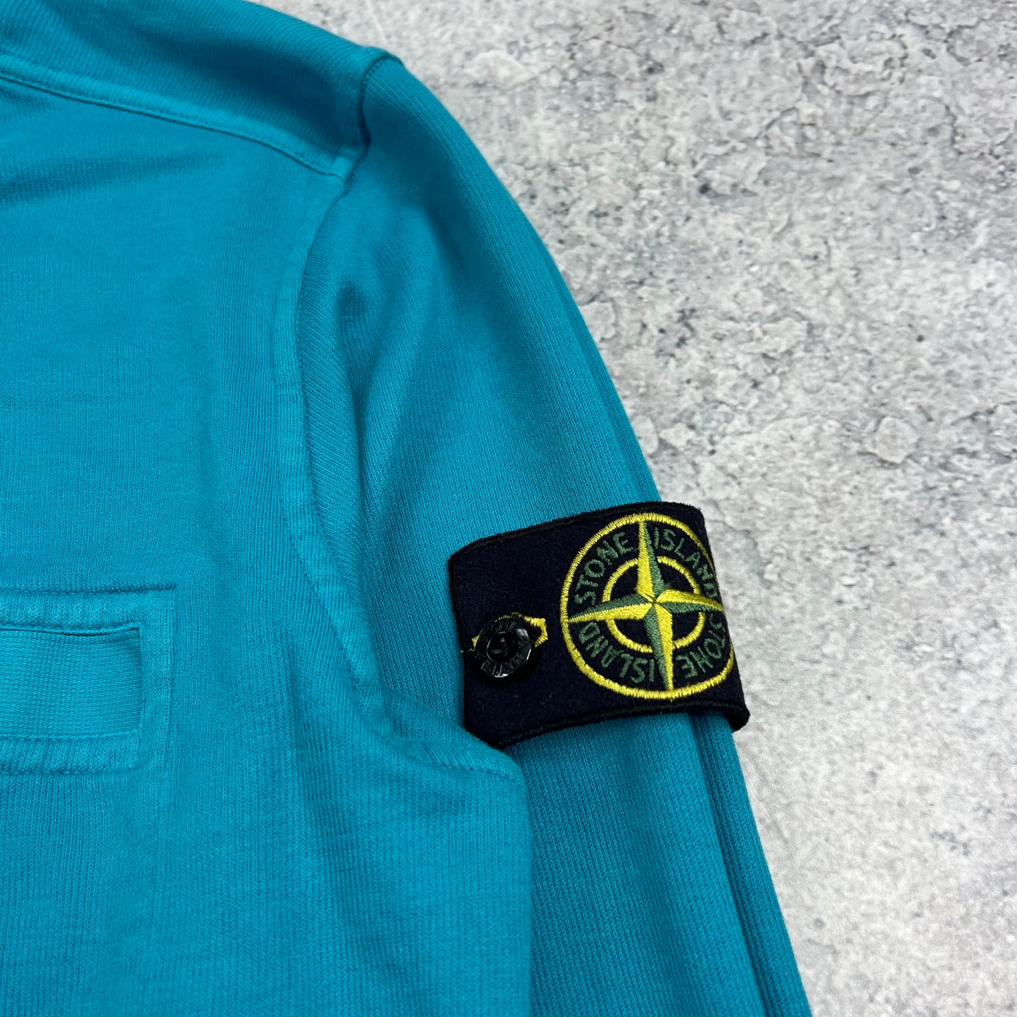 Stone Island Blue Sweatshirt Small 20.25”