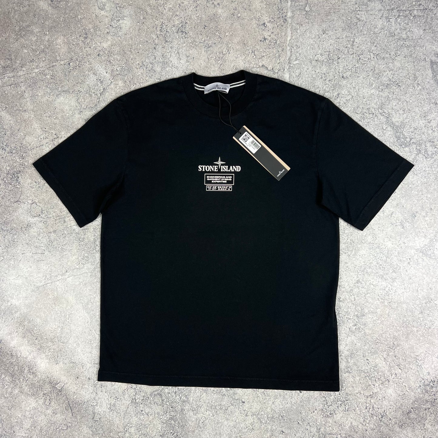 Stone Island Black Dial T-Shirt Medium 22” BNWT