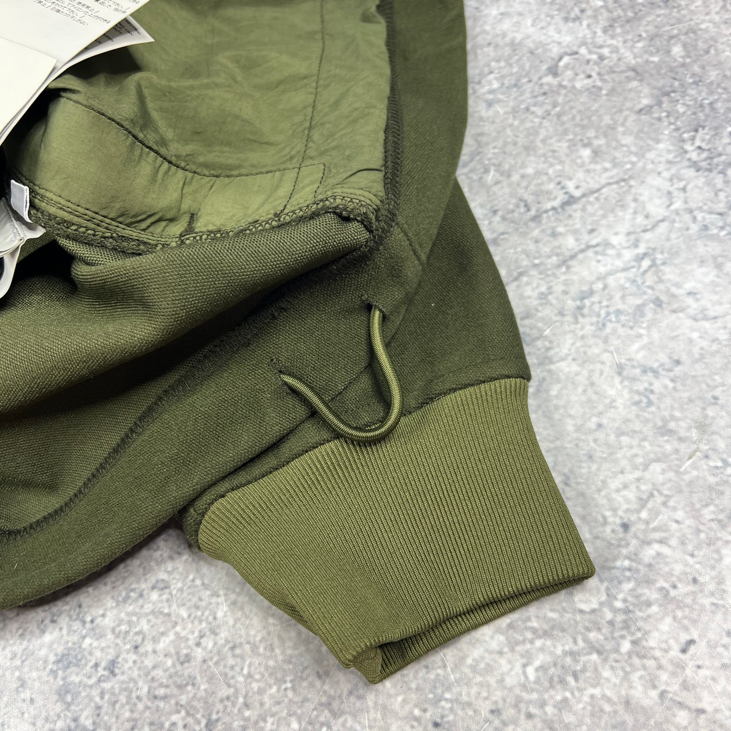 Stone Island Green Ghost Moleskin Pullover S/M 23”