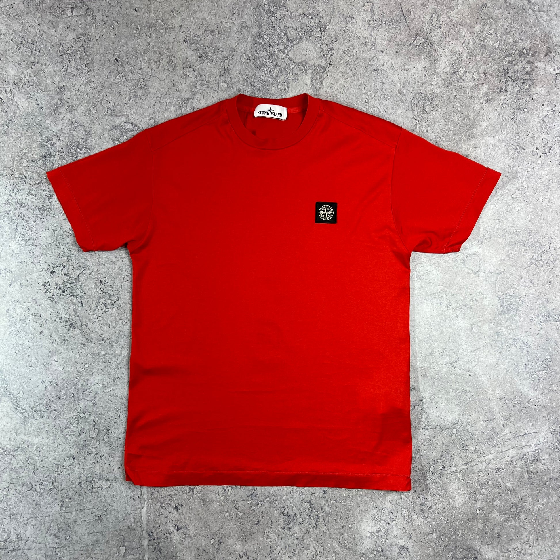 stone island red t shirt